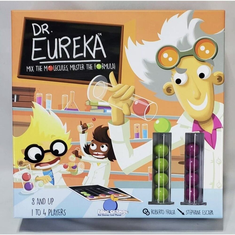 Dr Eureka Kids Logic Brainteaser Strategy Puzzle Game Blue Orange New Sealed